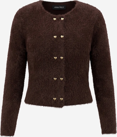 Anna Field Cardigan en XS en brun foncé, Vue avec produit