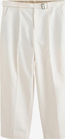 Pantalon à pince Next en blanc : devant