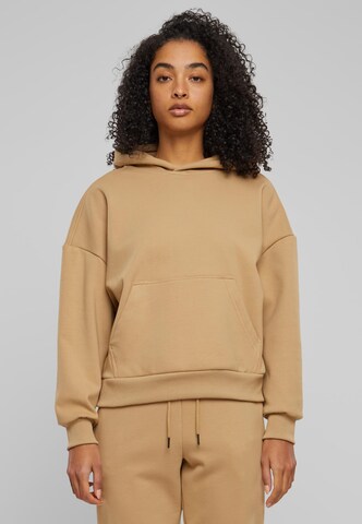 Urban Classics Sweatshirt i beige: framsida