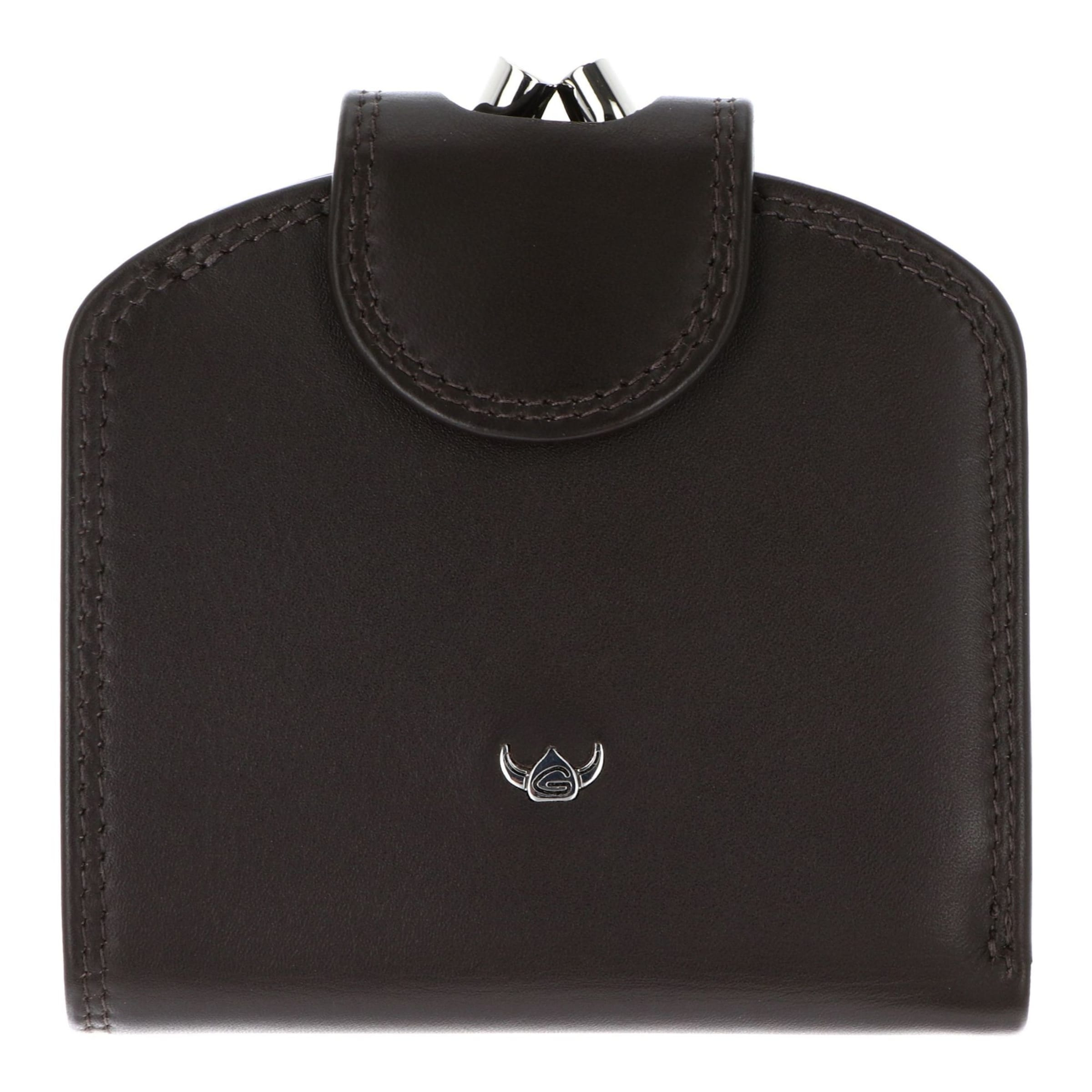 Porte-monnaies 'Polo ' GOLDEN HEAD en marron : devant