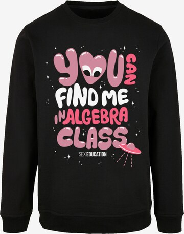 F4NT4STIC Sweatshirt 'Sex Education Algebra Class Netflix TV Series' in Black: front