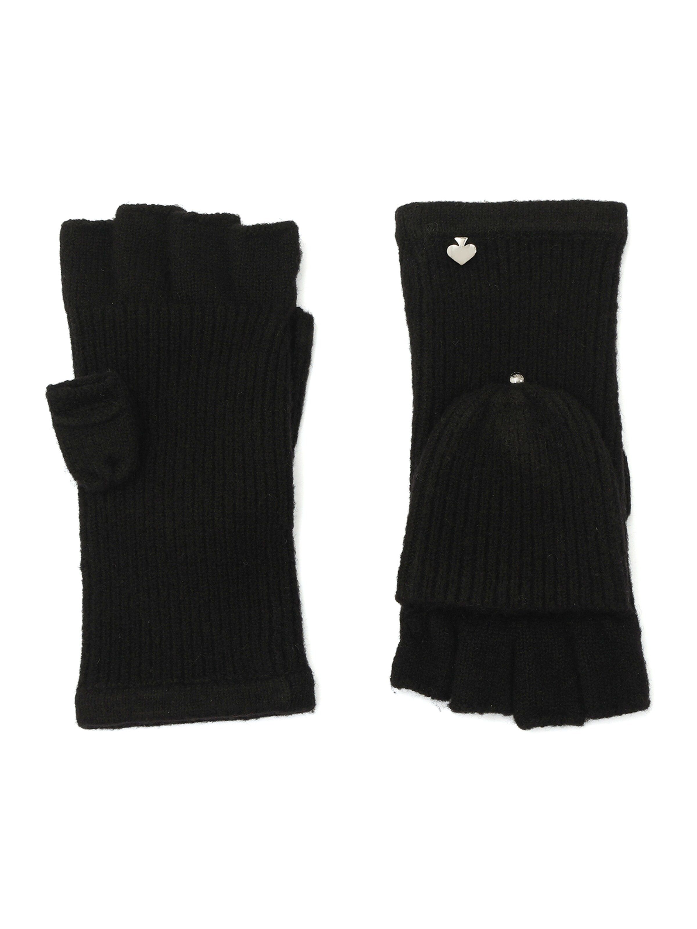 Muffole 'New York' di Kate Spade in nero: frontale