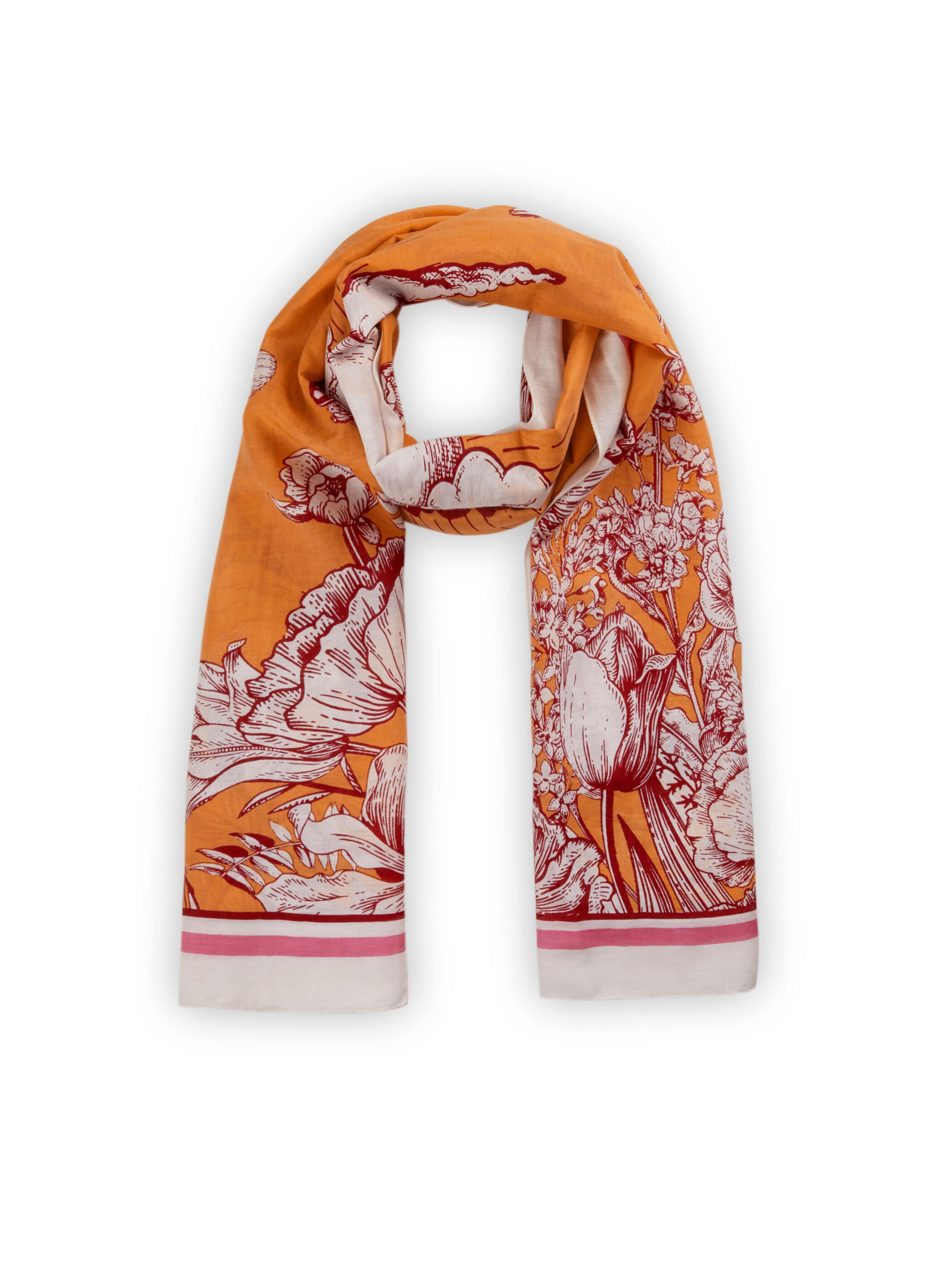 Écharpe CODELLO en orange : devant