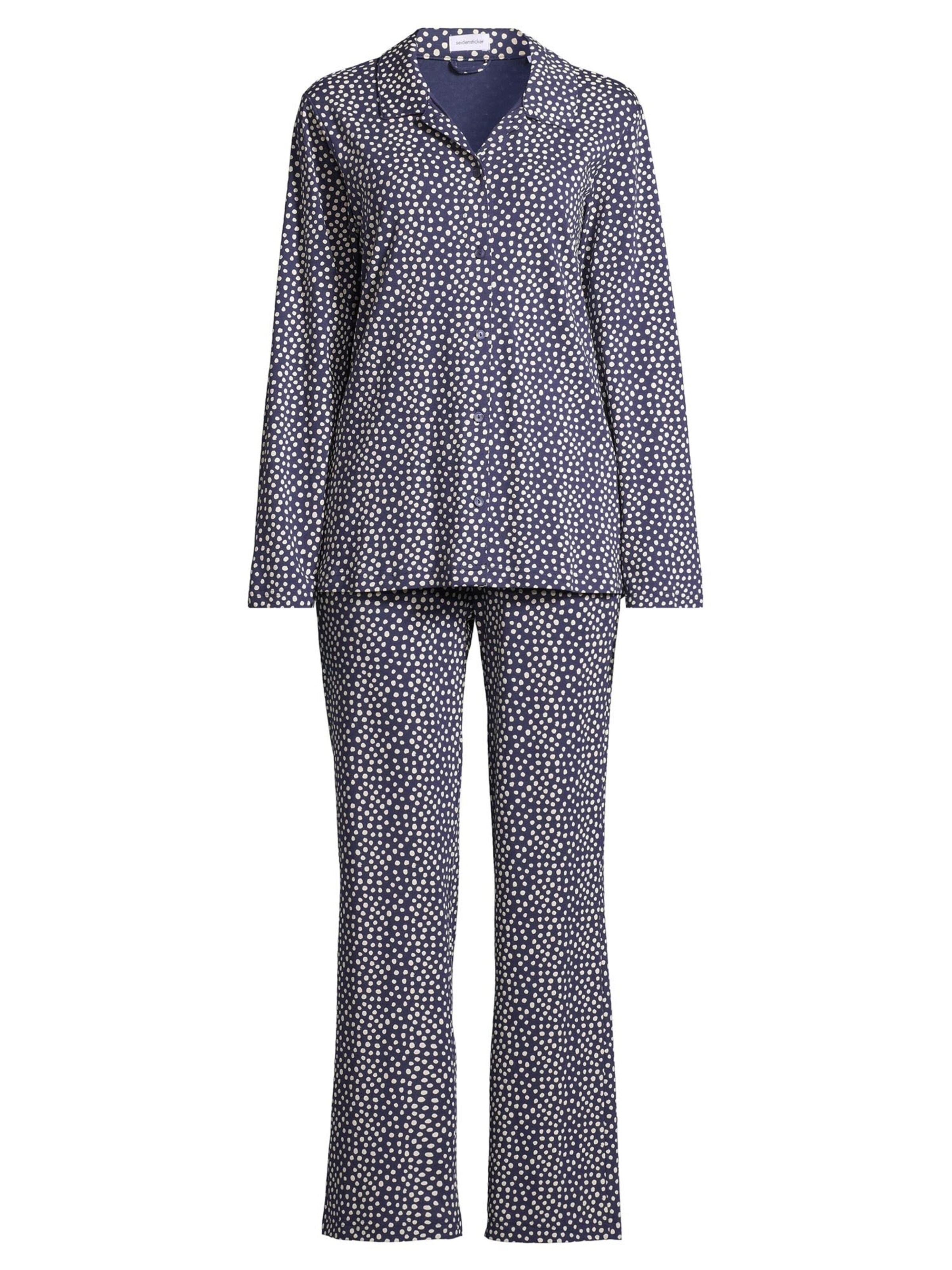 SEIDENSTICKER Pajama 'Light Stretch' in Blue: front