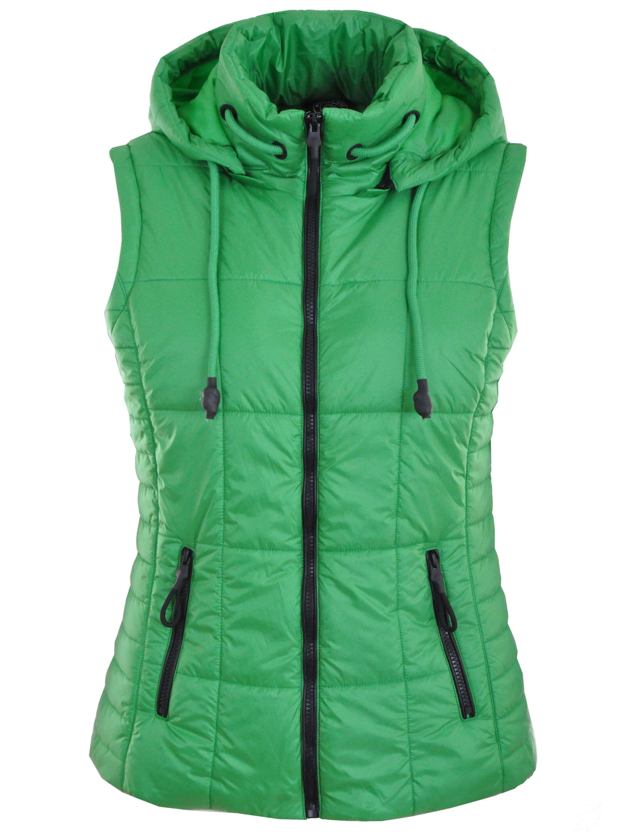 Navigazione Bodywarmer in Groen: voorkant