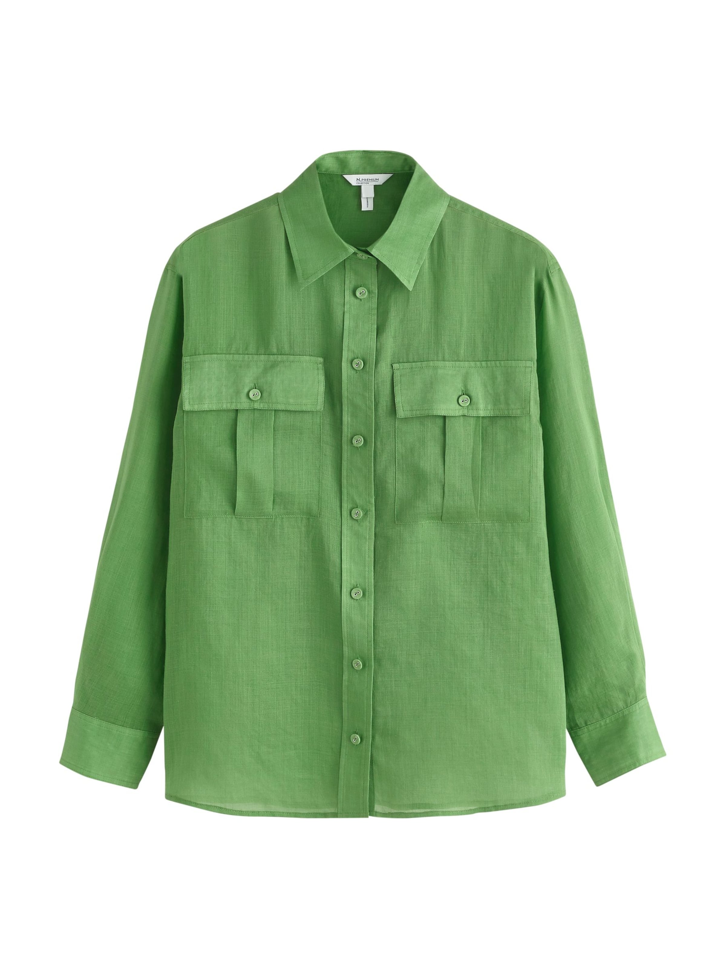 Chemisier Next en vert : devant