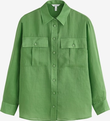 Chemisier Next en vert : devant