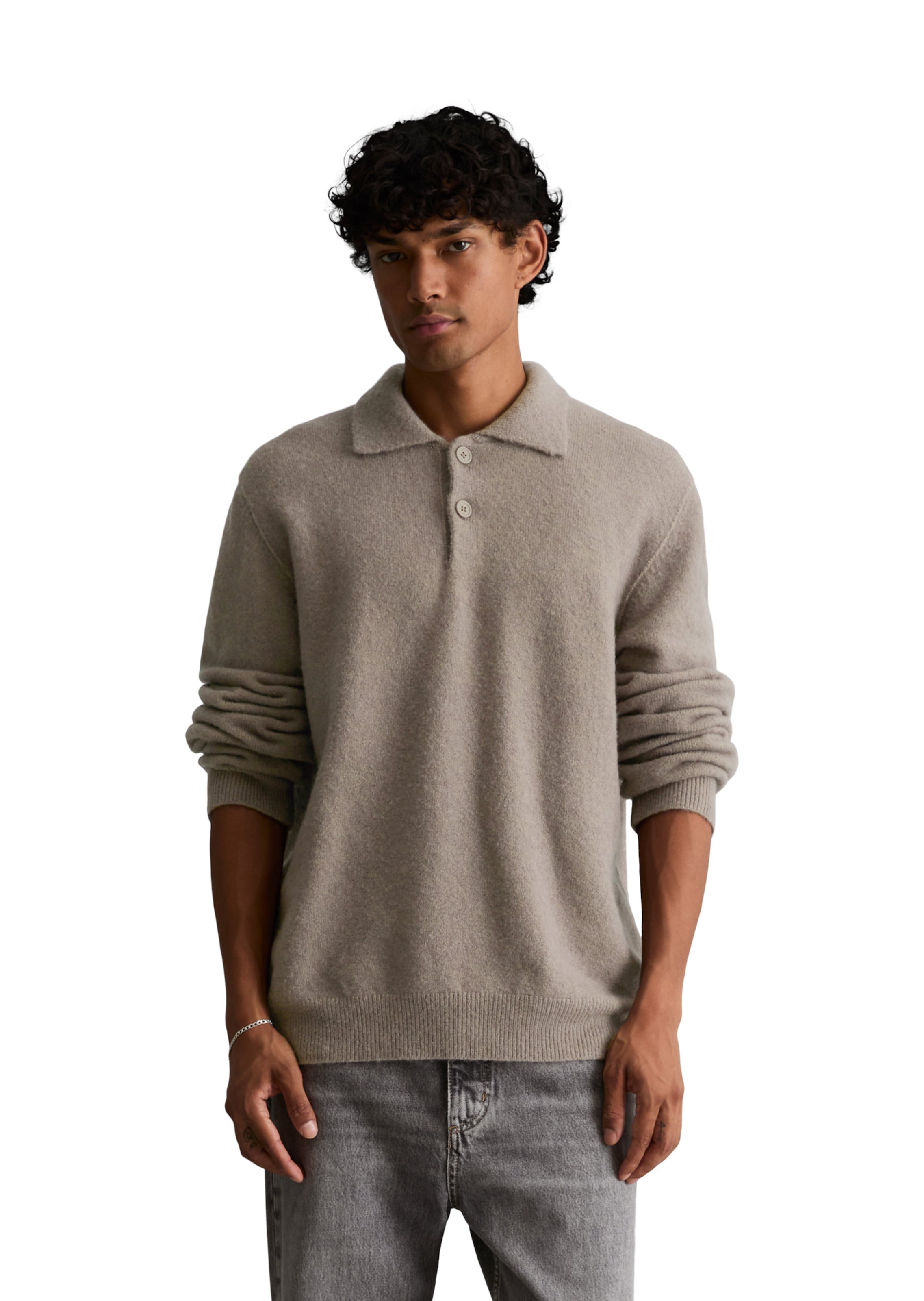 Marc O'Polo DENIM Shirt in Bruin: voorkant