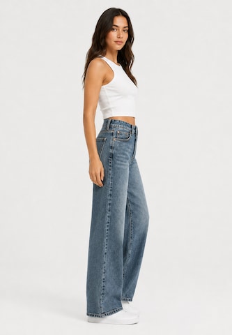 Wide leg Jeans di Elara in blu