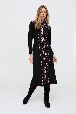 RAFFYA Dress 'Jethro' in Black: front