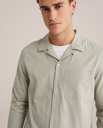WE Fashion Regular fit Ing - zöld