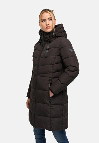 MARIKOO Winter coat 'Natsukoo XVI' in Brown