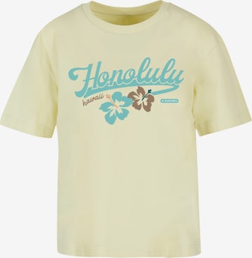 F4NT4STIC T-Shirt 'Honolulu' in Gelb: predná strana