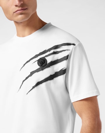 Plein Sport Shirt 'Scratch' in Wit