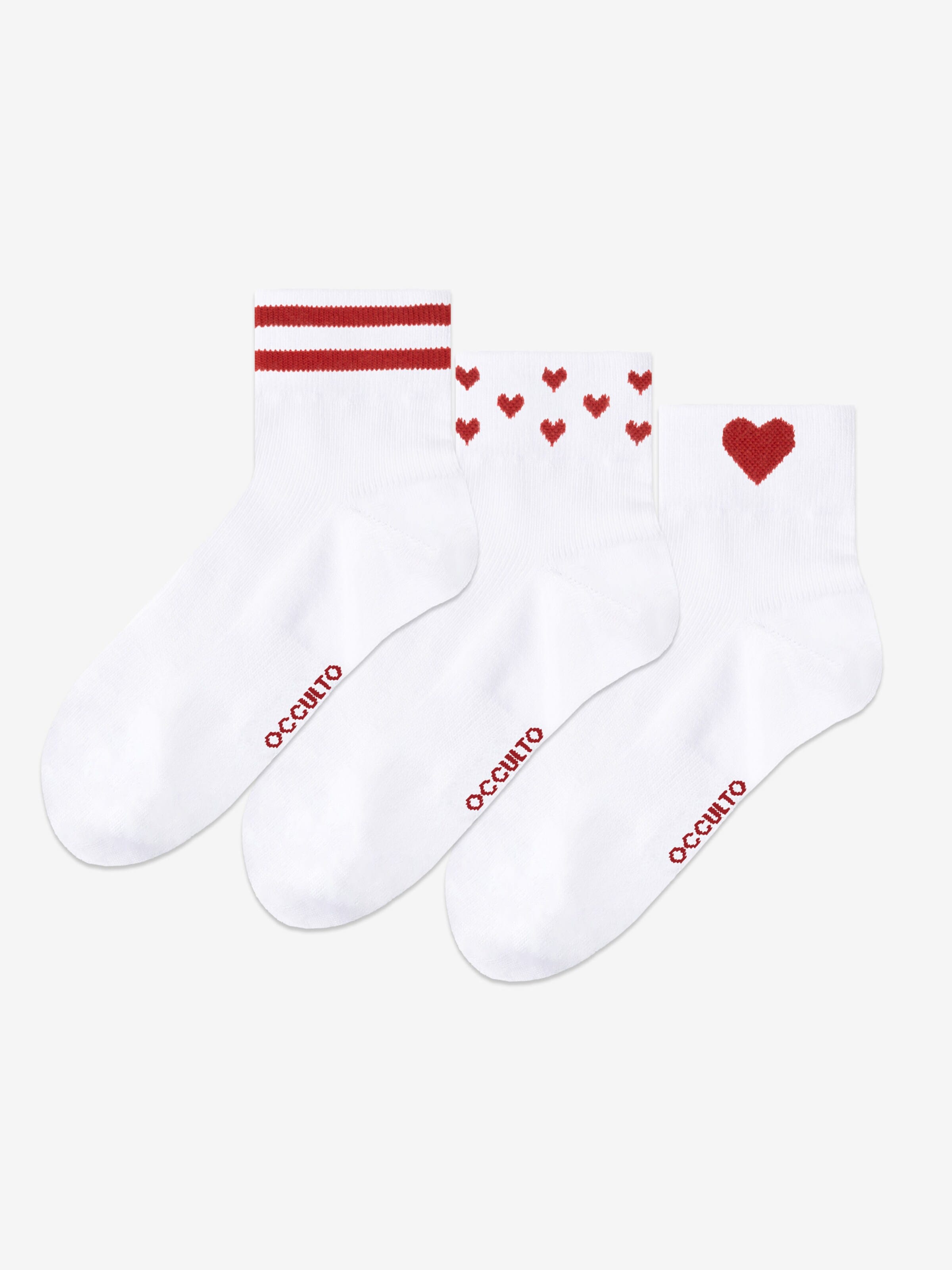 Occulto Socks 'Gianna' in White