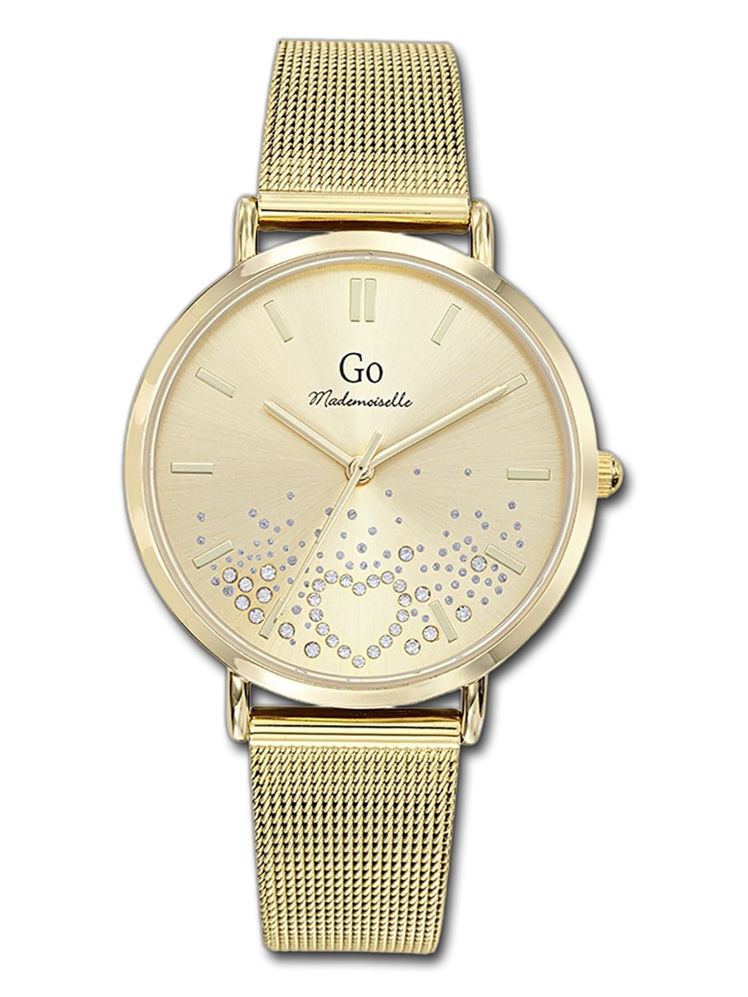 Orologio analogico di GO GirlOnly in oro: frontale