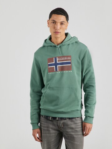 NAPAPIJRI - Sudadera 'BEMILES' en verde: frente