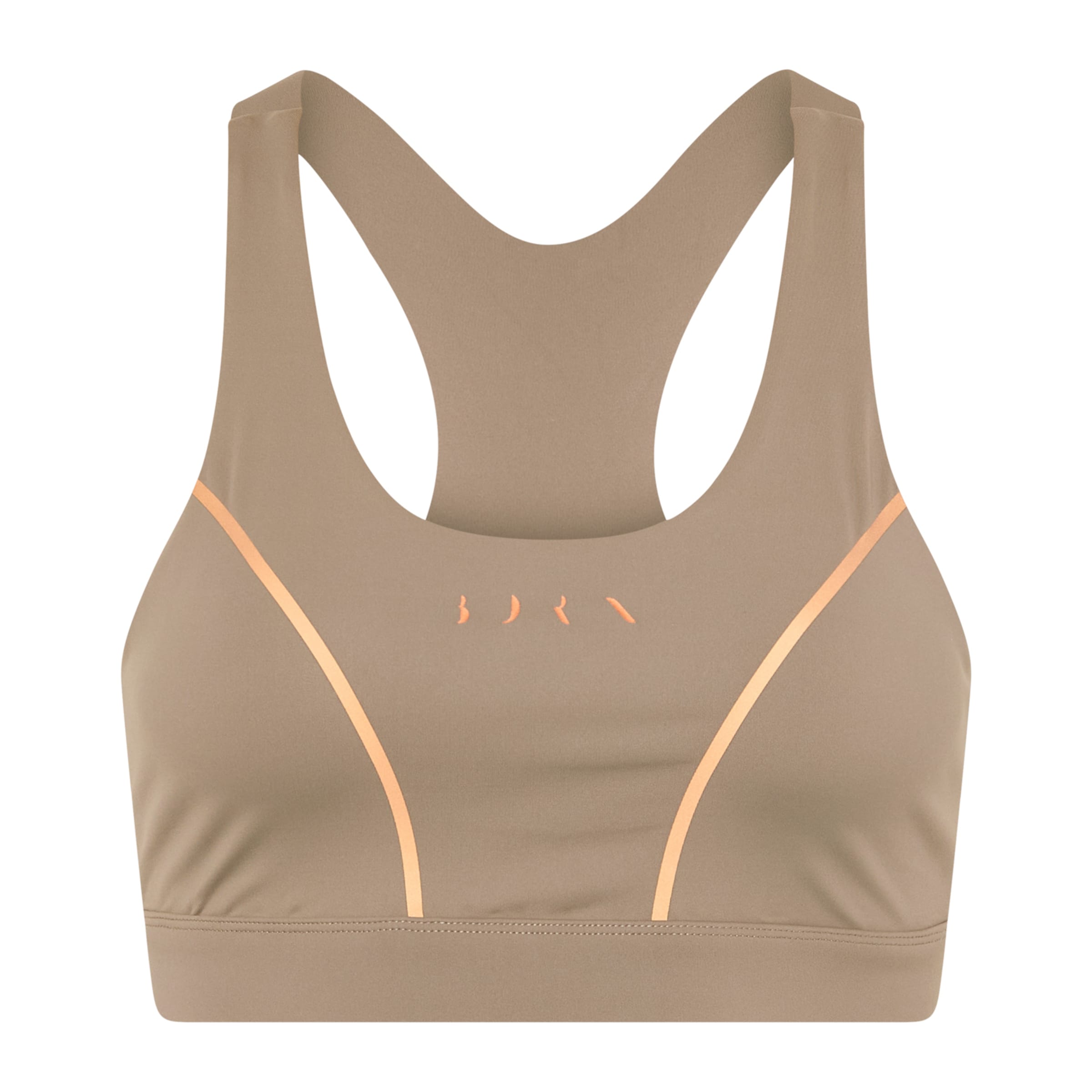 Born Bustier Sporttop 'Brone' in Grijs: voorkant