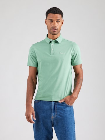 Pepe Jeans - Camisa 'NEW HARPER' em verde: frente