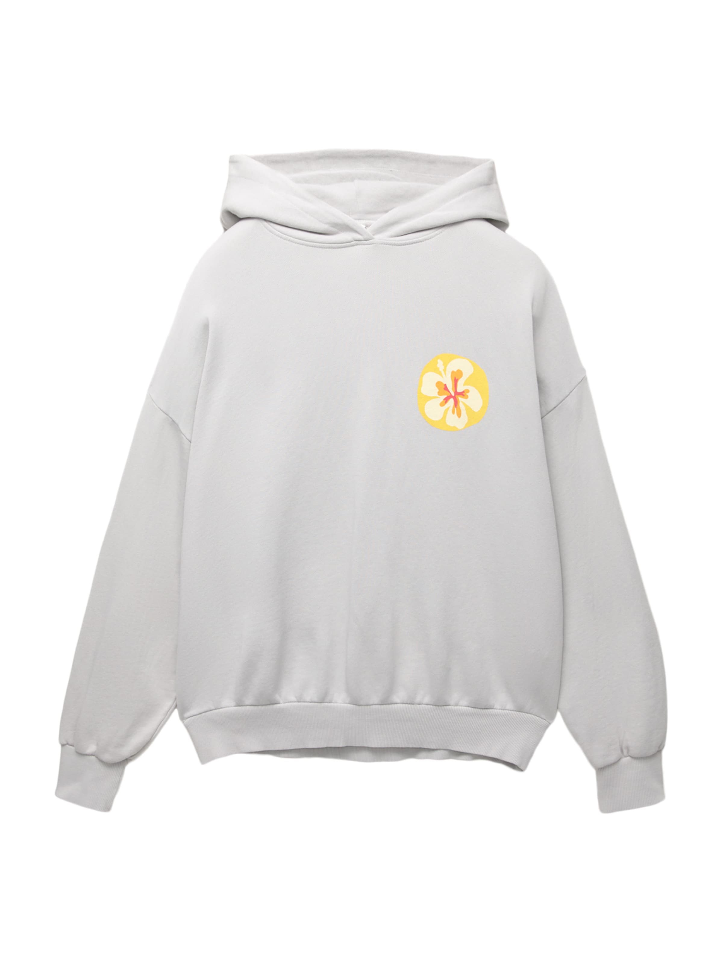 Pull&Bear Sweatshirt in Grau: Vorderseite