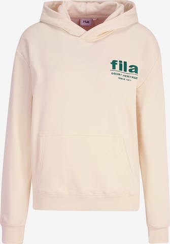 Sweat-shirt 'LIMA' FILA en beige : devant