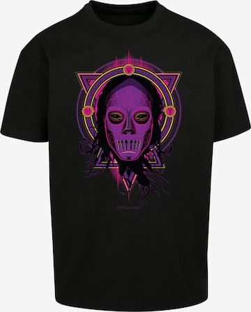 F4NT4STIC T-Shirt 'Harry Potter Neon Death Eater' in Schwarz: Vorderseite