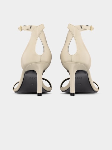 Sandales à lanières 'Gracey' BOSS en beige