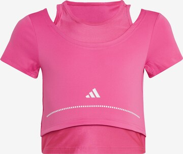 ADIDAS SPORTSWEAR Performance Shirt 'Aeroready' in Pink: front