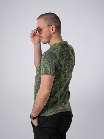 PANTONECLO Shirt 'Pantoneclo Men’s Crew Neck Short Sleeve T-Shirt' in Groen