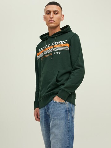 JACK & JONES Sweatshirt 'Ron' in Green: front