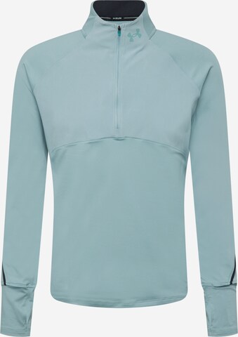 UNDER ARMOUR Functioneel shirt 'Qualifier' in Blauw: voorkant