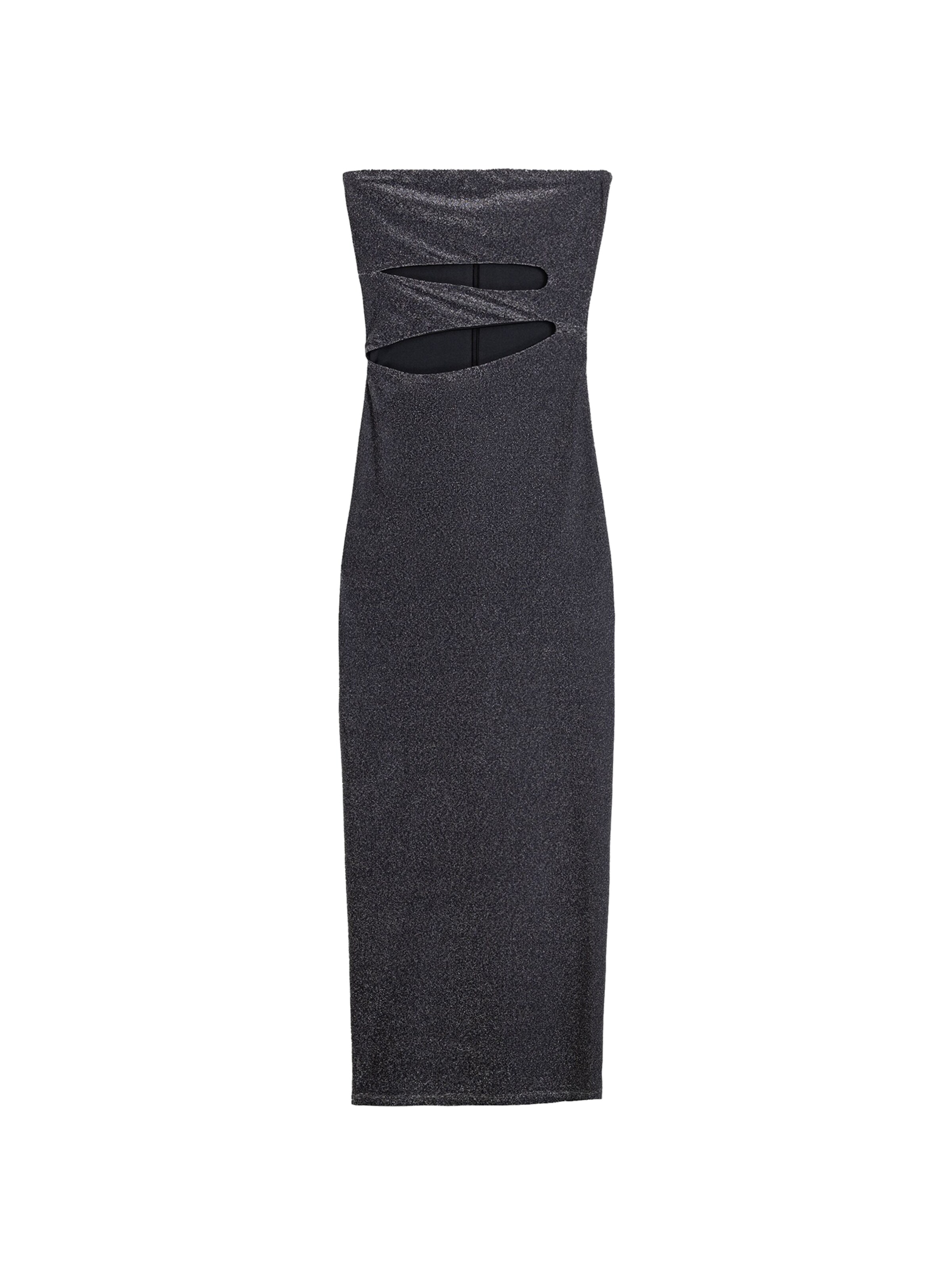 Bershka Sukienka w kolorze szary: przód