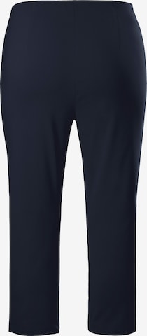 Coupe slim Pantalon Ulla Popken en bleu