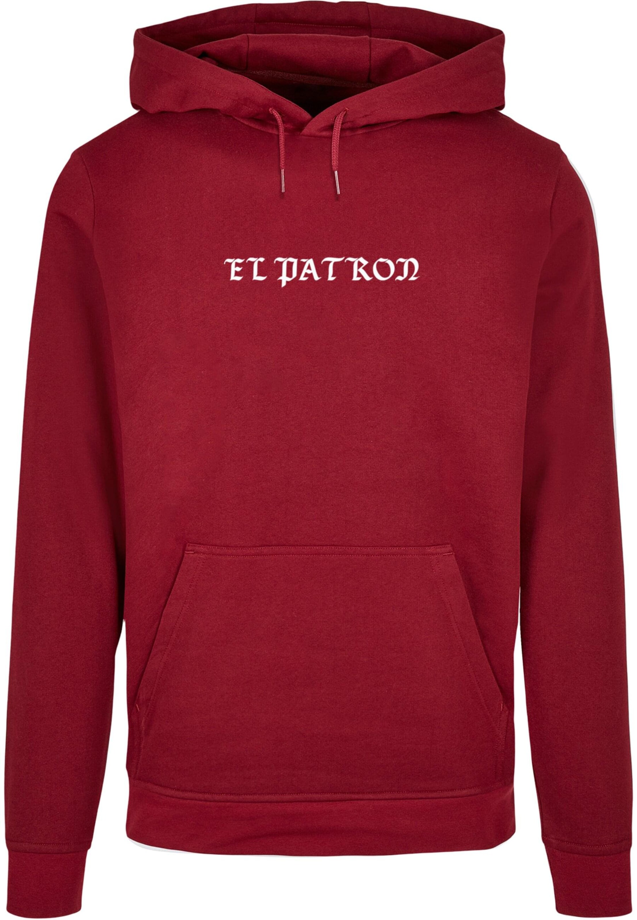 Mister Tee Sweatshirt 'El Patron' in Red: front