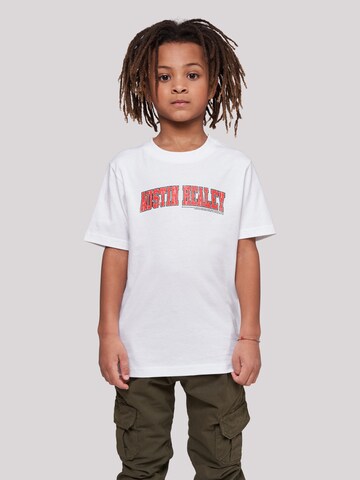 T-Shirt 'British Motor Heritage Austin Healey College' F4NT4STIC en blanc : devant
