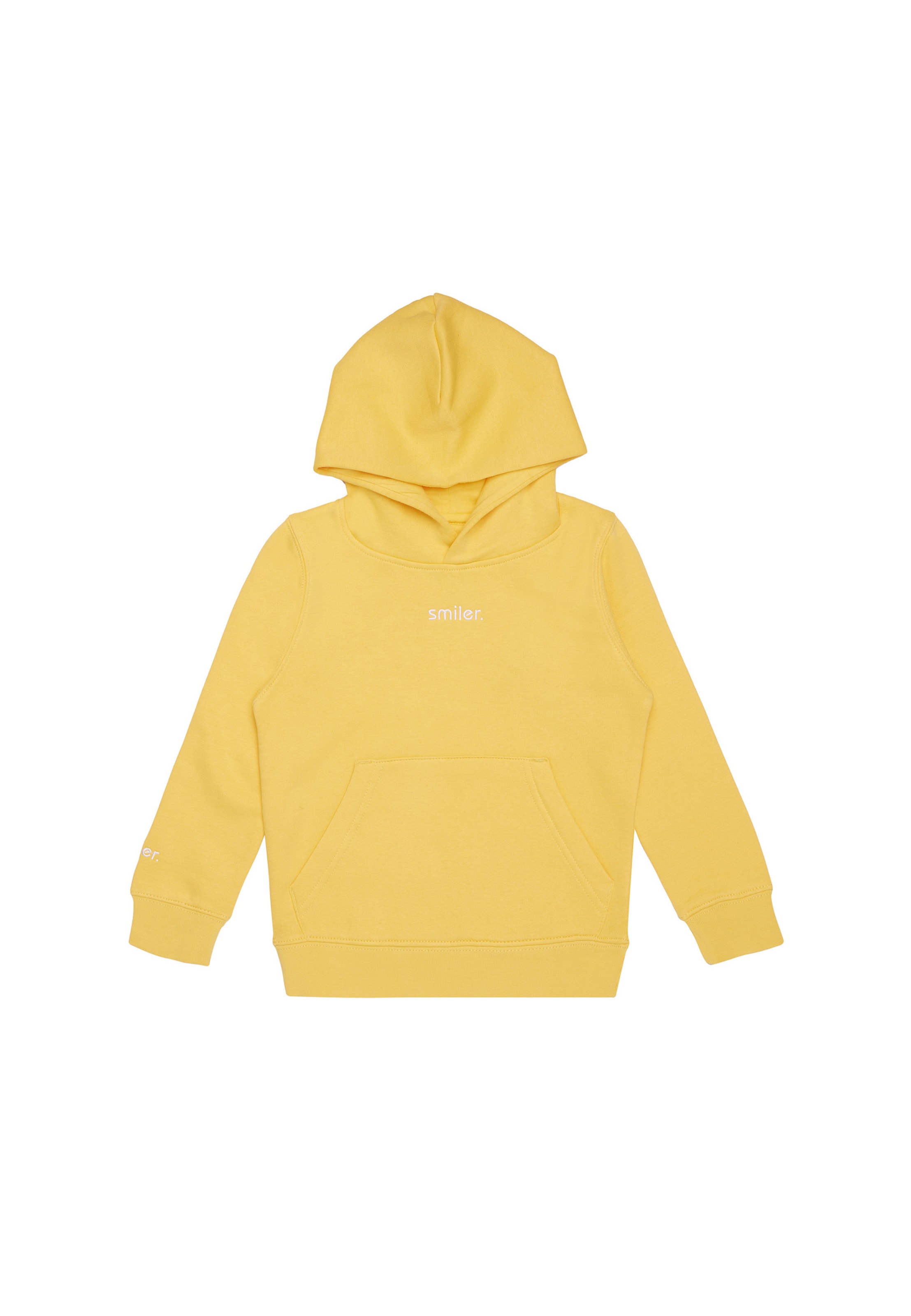 smiler. Sweatshirt in Yellow: front