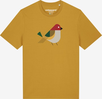 T-Shirt 'Vogel' Watapparel en jaune : devant