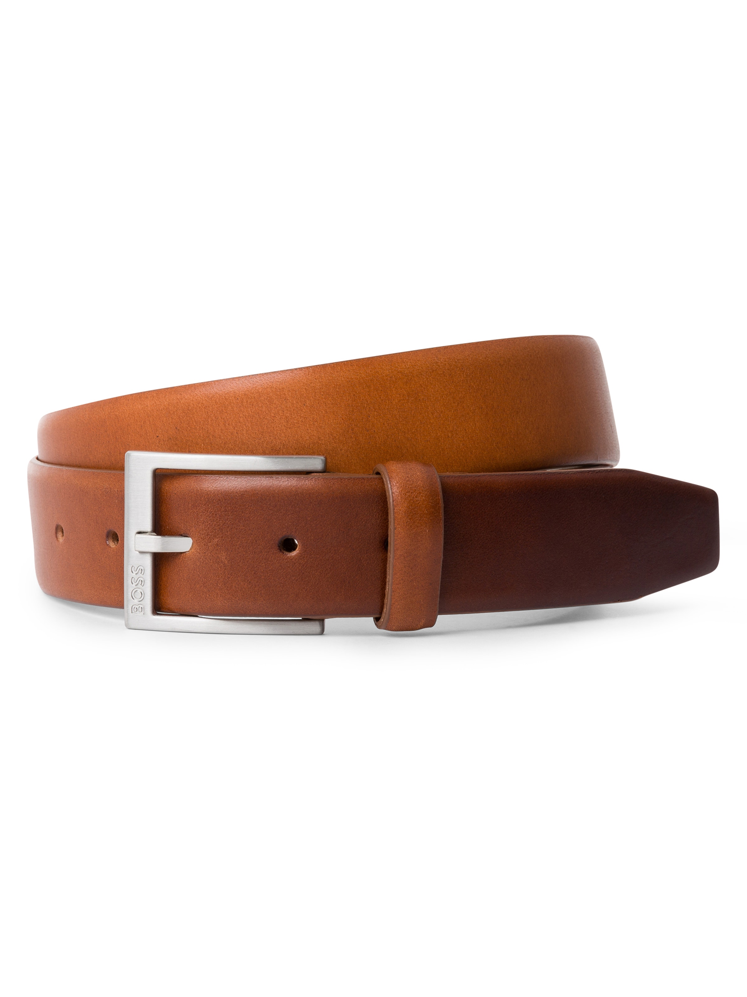 BOSS Belt 'Erron' in Brown: front