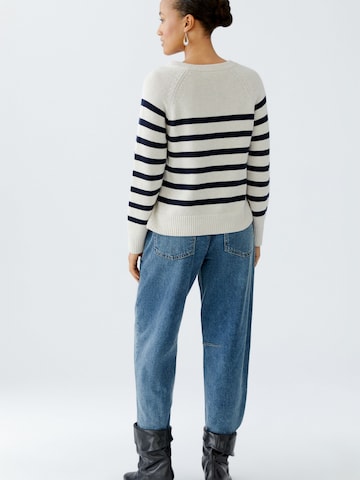 OUI Strickjacke in Weiß