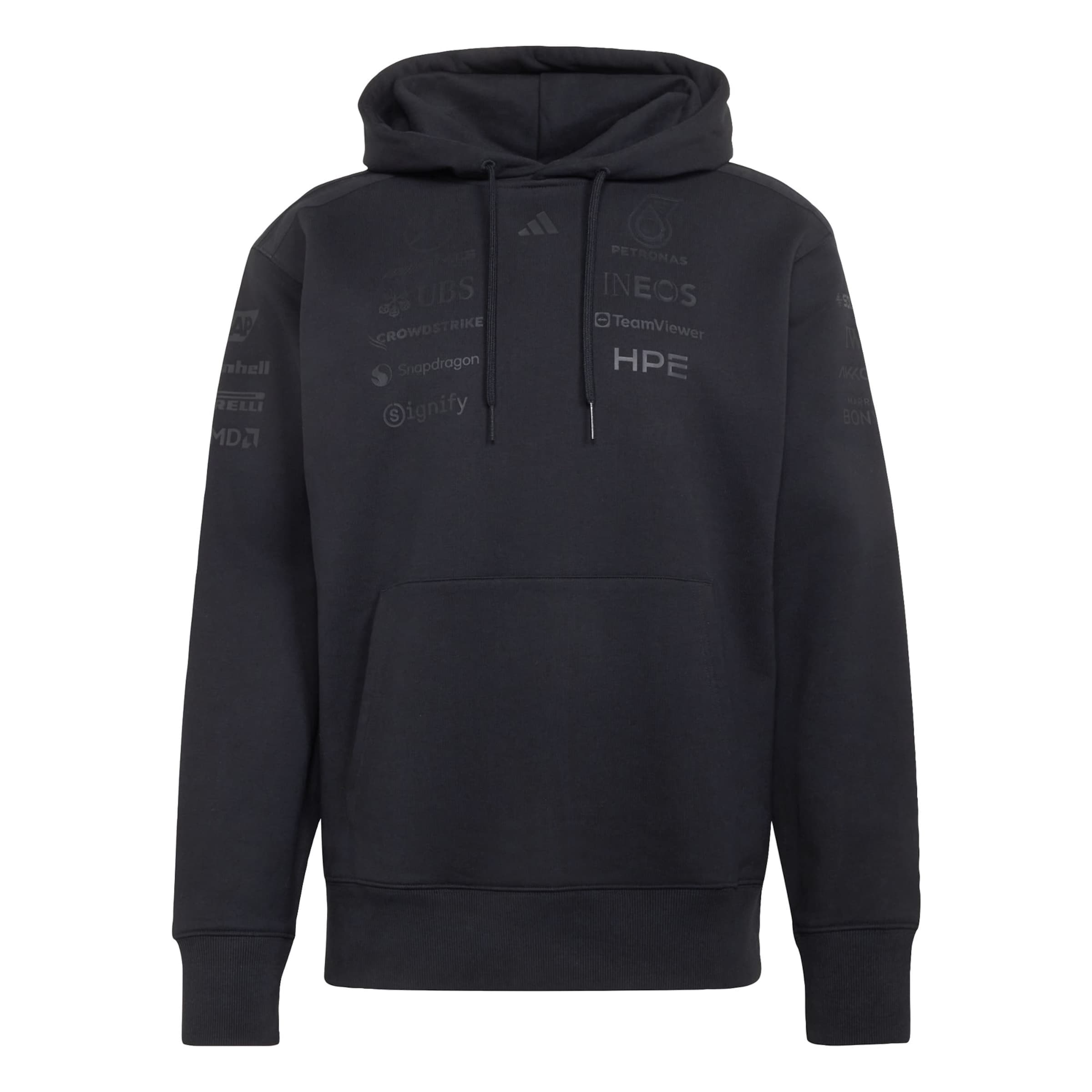 Sweat de sport 'Mercedes - AMG Petronas Formula 1 Team Night Driver' ADIDAS PERFORMANCE en noir : devant