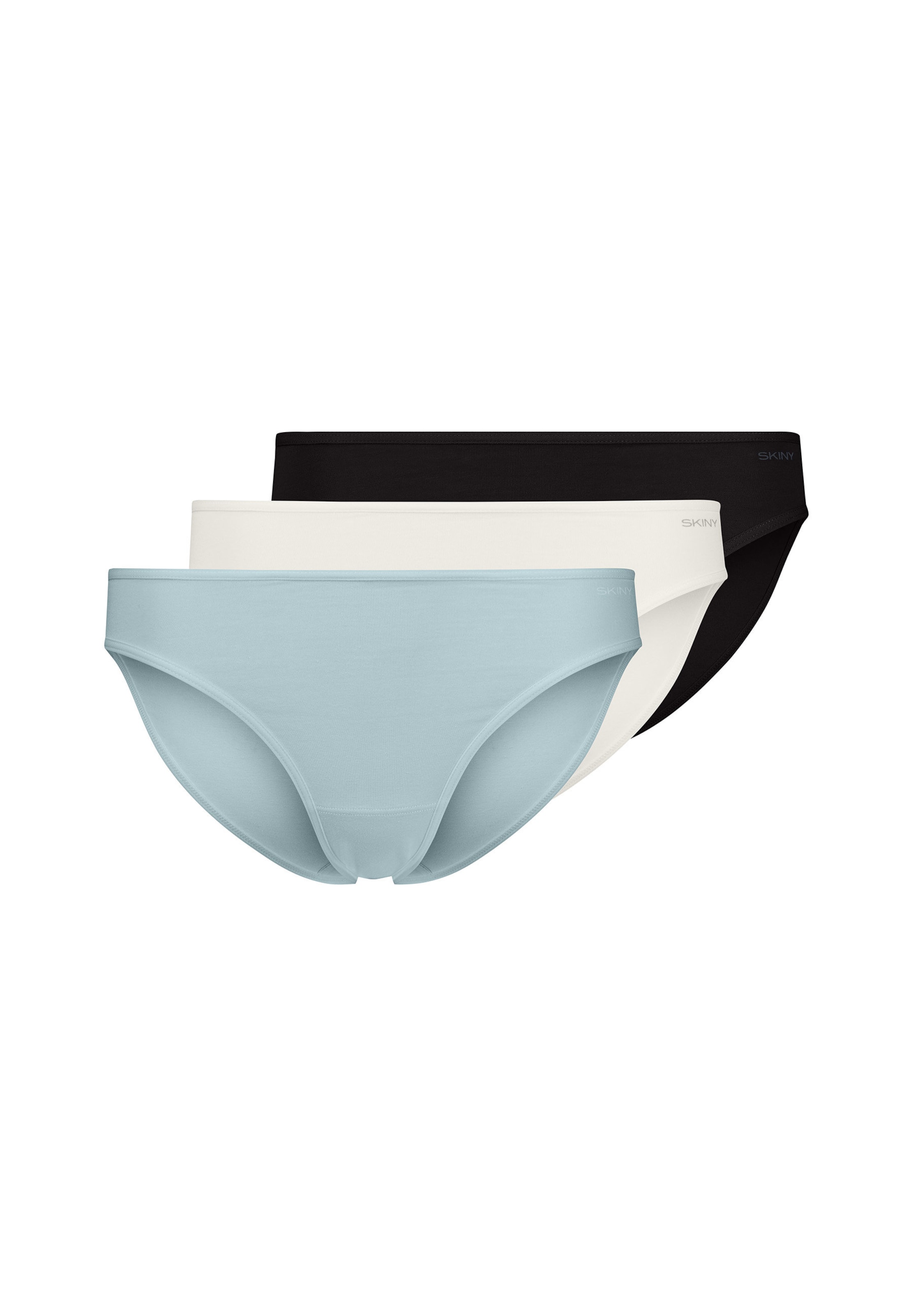 Slip di Skiny in nero: frontale