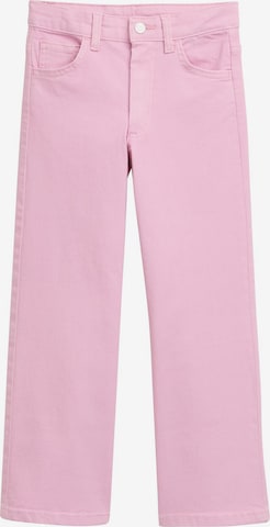 TOM TAILOR Wide Leg Farkut värissä vaaleanpunainen: etupuoli