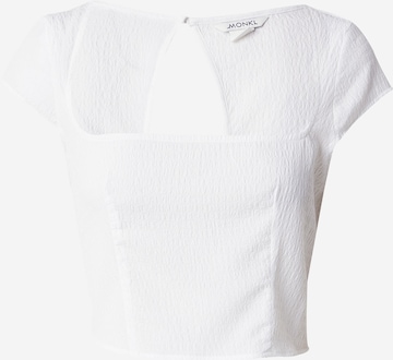 Chemisier Monki en blanc : devant
