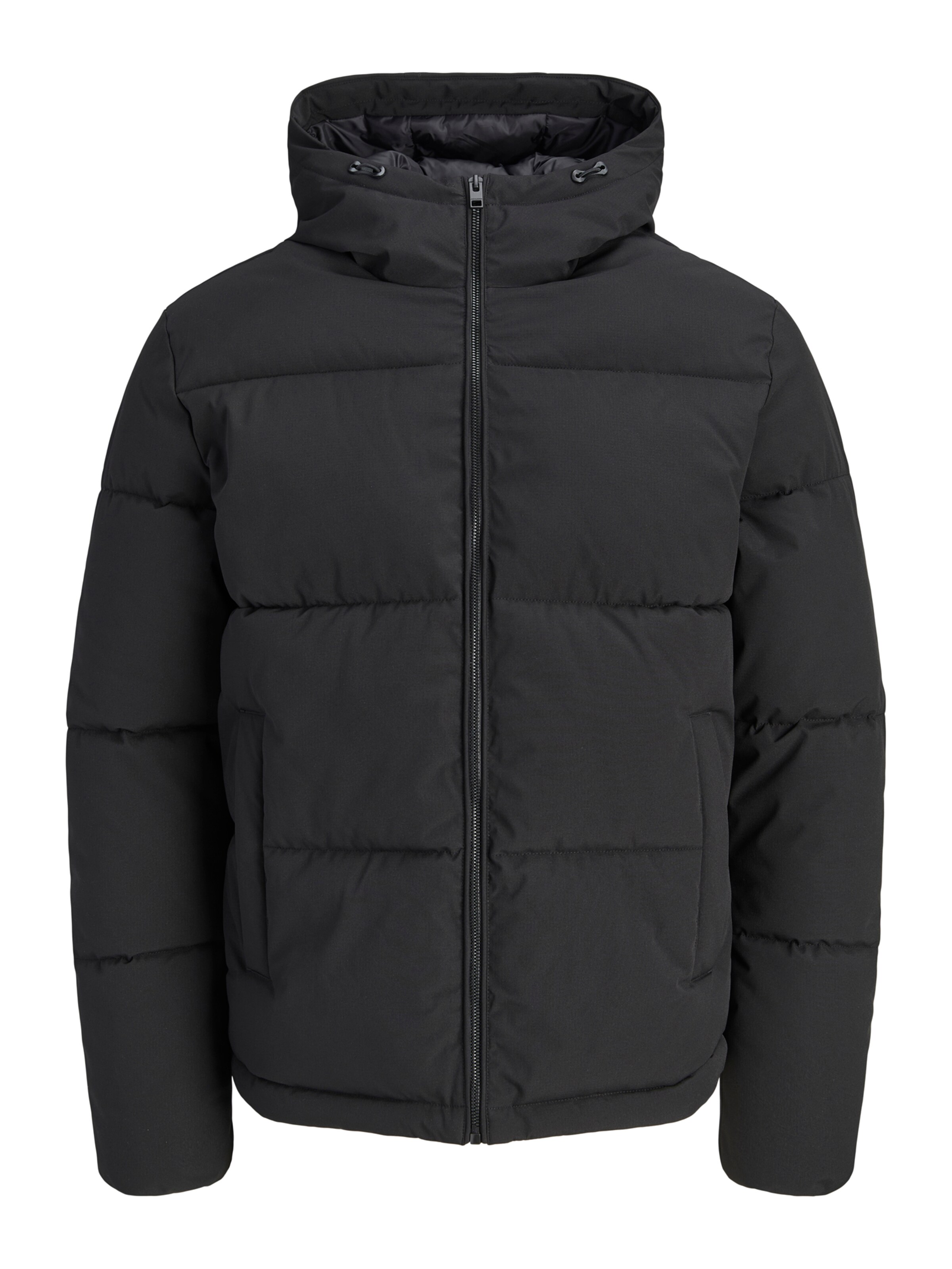 Jack & Jones Plus Zimná bunda 'JJGALAXY' - Čierna: predná strana