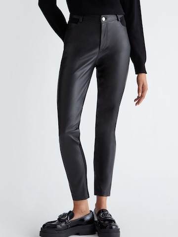 Skinny Pantalon Liu Jo en noir : devant