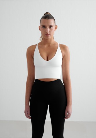 Aim'n Bralette Sports Bra in White: front