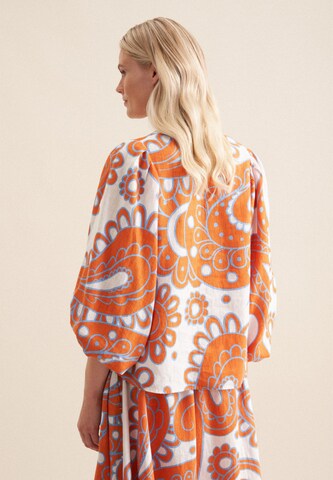 SEIDENSTICKER Shirt 'The Statement Prints' in Orange