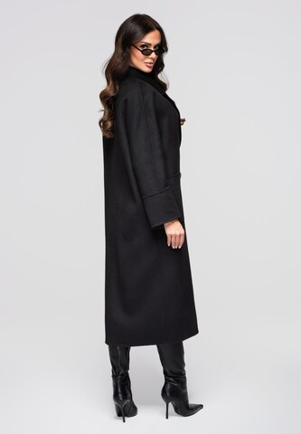 Ombre Tussenmantel in Zwart