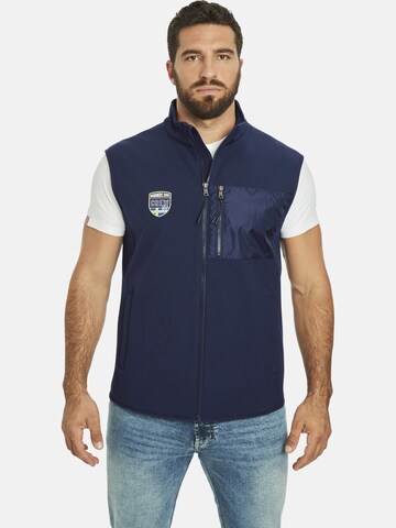 Jan Vanderstorm Sports Vest ' Demetri ' in Blue: front