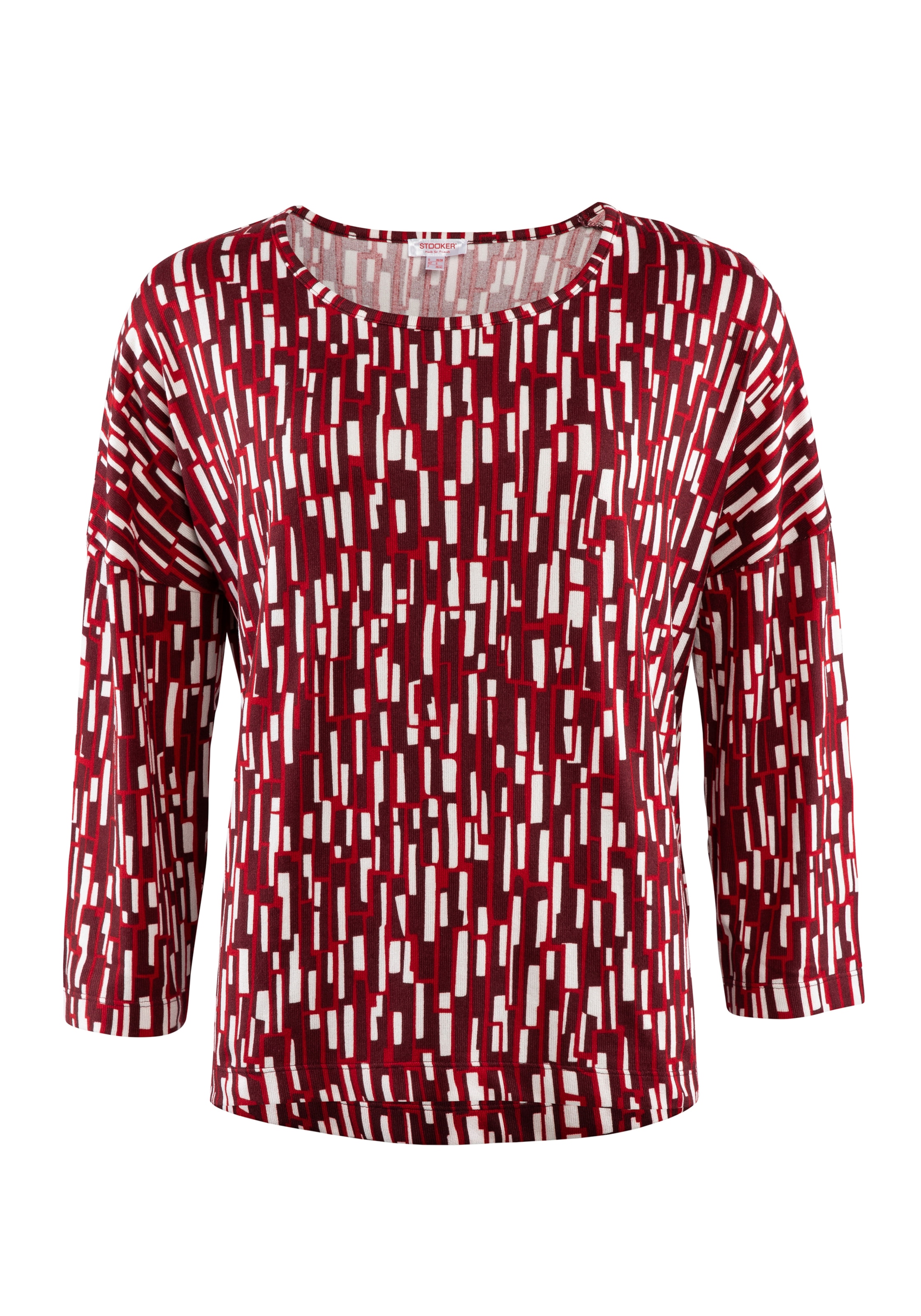 STOOKER WOMEN Shirt 'Carly' in Rot: Vorderseite